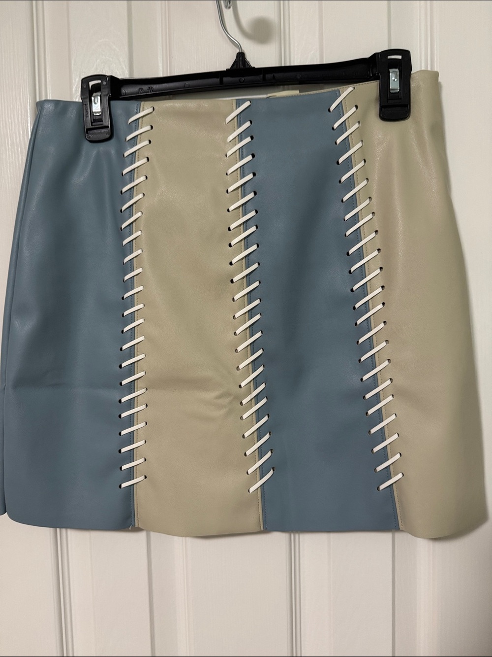 Francesca’s Faux Leather Mini skirt. NEW